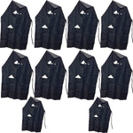 Blue Denim Protective Apron Pack Of 10 – 42.5" H Science Lab Apparel by GSC International Inc.