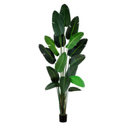 Nearly Natural 10' Artificial Travelers Palm Tree, Green Faux Tropical Palm with Detachable Fronds