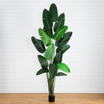 Nearly Natural 10' Artificial Travelers Palm Tree with Detachable Green Fronds