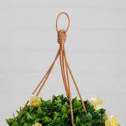 Nearly Natural UV Resistant Artificial Aptenia and Lily Hanging Planter Set of 2, Green 13