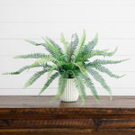 Faux Desk Fern Decor