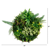 Mixed Greenery Wall Decor