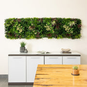 Three Panel Green Wall