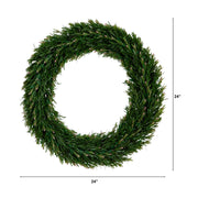 24 Inch Green Wreath