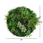 Artificial Floral Wall Panel