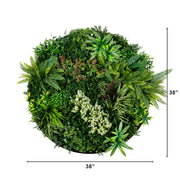 Artificial Floral Wall Panel
