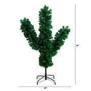 Artificial Cactus Tree for Christmas Décor, 4'