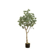Nearly Natural 4' Artificial Eucalyptus Tree, Green Foliage in Nursery Planter