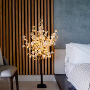 Nearly Natural Lighted Artificial Cherry Blossom Tree with 210 Warm White LED Lights, Pink, 4′