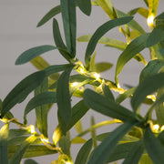 Nearly Natural Decorative 4' Lighted Artificial Olive Tree with 240 Warm White LED Lights