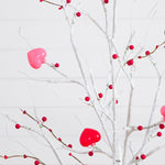 Nearly Natural pre-lit twig tree for Valentine's Day celebrations.