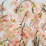 Pink Flowers and Brown Trunk