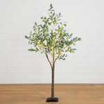 Lighted Artificial Olive Tree