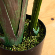 Nearly Natural 9' Artificial Travelers Palm Tree, Green Faux Tropical Palm with Detachable Fronds