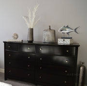 Decorative Fish Statue – Handmade Silver Tuna Sculpture – Anne Home – 25 Inch