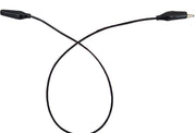 18 Inch Black Alligator Clip Connector Cord
