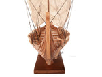 Drakkar Model Ship – Wooden Viking Longboat – Historical Display