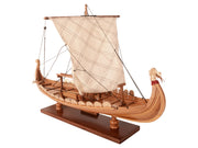Drakkar Viking Model Ship – Wood Craft – 15 Inch Display Replica By Old Modern Handicrafts