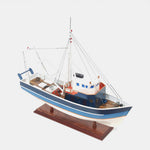 Authentic La Confiance Model Ship – Handcrafted Wood and Metal Details – 21 Inch
