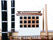 Mississippi Riverboat Model – Handcrafted Wooden Steamship by OMH