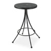 Uttermost Sona Black Counter Stool with recycled pine seat