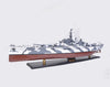 USS Alabama BB 60 Model Ship – Handcrafted Wooden Battleship – 42.5 Inch