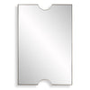 Uttermost Gold Bathroom Vanity Mirror – 35.5"H Floating Glass Design