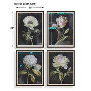 Romantic floral framed prints