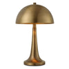 Uttermost 30413-1 Dame Brass Table Lamp with Modern Spherical Shade in Antique Finish