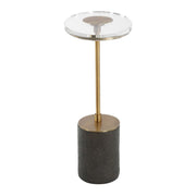 Thick crystal slab furniture top