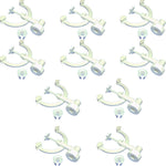 Lab Single Burette Clamp 5" H Polypropylene Fisher Style Autoclavable Pack of 10 by GSC International Inc.