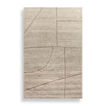 Wool Geometric Design Contemporary Area Rug 0.375" T Kenyan Geometric by Uttermost