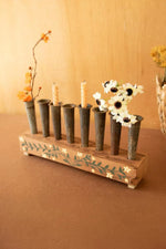 recycled wood vase