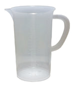Science Lab Beaker Jug 6.5" H 1000ml Clear Polypropylene Pouring Container by GSC International Inc.