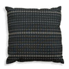 Onyx striped outdoor pillow
