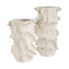 Uttermost Ripple Crest Vases Artistic Duo with Ruffled Edges and Fluid Form