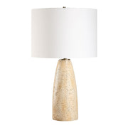 Uttermost 30507-1 Maury Travertine Table Lamp with Unfilled Stone Look