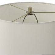 Natural texture and brass lamp