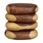 Uttermost Carrillo End Table-Natural Suar Wood with Rich Textures & Organic Hues