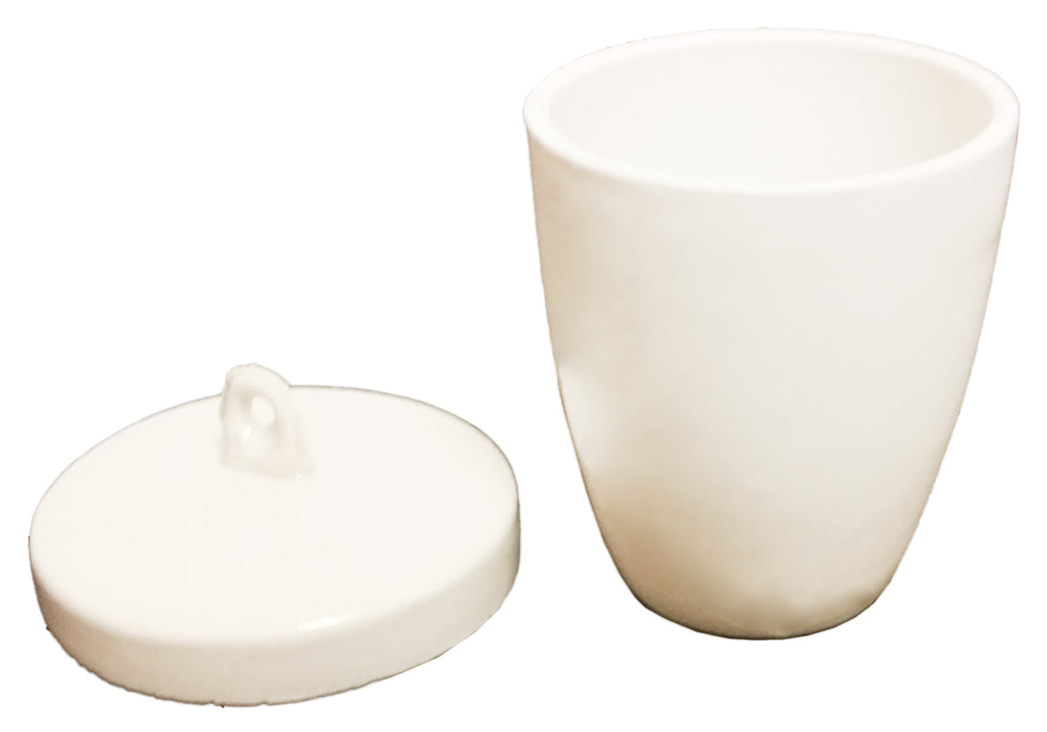 Lab Crucible Laboratory Crucibles with Lids – 50 ml High-Form Porcelain, Pack of 20 ...