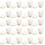 Porcelain Heating Crucible – 10 ml High Form With Lid Pack of 20 by GSC International Inc.