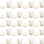 Replacement Lids for 50 ml High-Form Porcelain Crucibles – Pack of 20 by GSC International Inc.