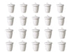 Lab Porcelain Crucible HF – 55 mm Height – 100 ml With Lid Pack 20 by GSC International Inc.