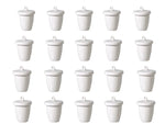 High Form Porcelain Crucible – 55 mm H 100 ml Capacity With Lid Pack 20 by GSC International Inc.