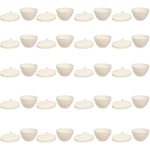 Laboratory Porcelain Crucible with Lid – Low-Form 15ml, Pack of 20 by GSC International Inc.