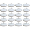 Durable Porcelain Crucible Lids for 15ml Low-Form, Pack of 20 by GSC International Inc.