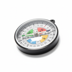 Compass 55mm Diameter with Color-Coded Poles – Plastic Body by GSC International Inc.
