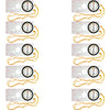 Orienteering Compass – Pack of 10, Plastic 4X Magnifier for Map & Hiking