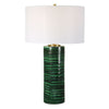Uttermost Emerald Green Ceramic Table Lamp