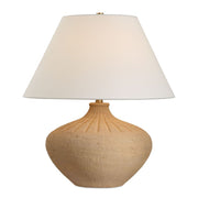 Terracotta Table Lamp – Traditional Ceramic Design – 23.5